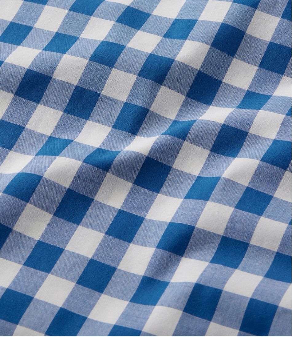 L.L.Bean New | Men's Bean's Wrinkle-Free Everyday Shirt, Traditional Untucked Fit, Plaid, Short-Sleeve