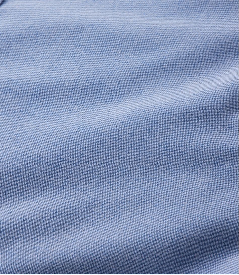 L.L.Bean US | Men's Comfort Stretch® Oxford Shirt, Slightly Fitted Untucked Fit, Short-Sleeve