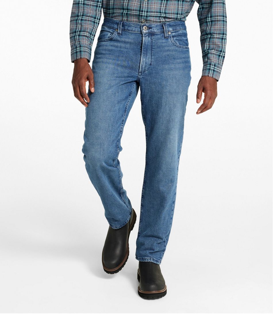 L.L.Bean Online | Men's Vintage 1912 Jeans, Standard Fit, Straight Leg, Lined
