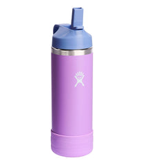 L.L.Bean | Kids' Hydro Flask Wide Mouth Straw Cap And Boot, 18 oz.