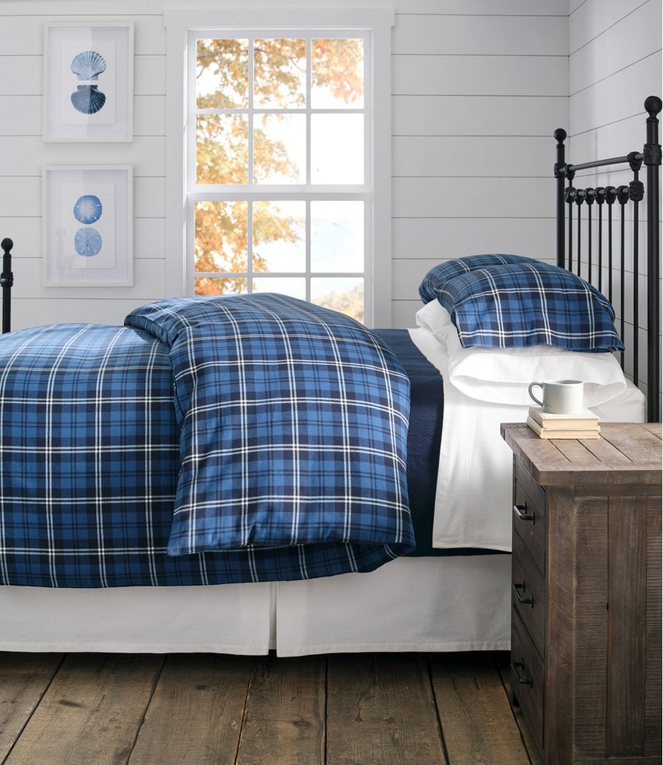 L.L.Bean Sale | Heritage Chamois Flannel Sheet Collection, Plaid