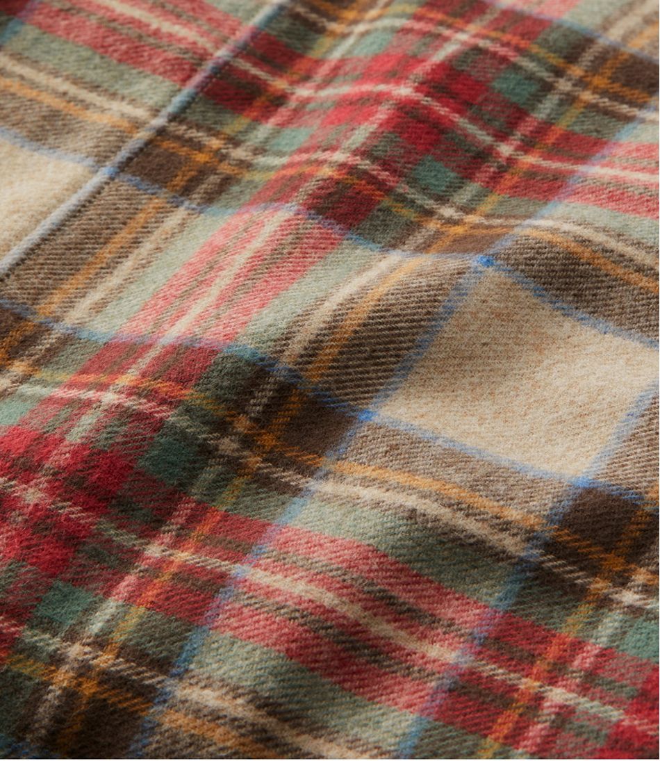 L.L.Bean Sale | Heritage Chamois Flannel Sheet Collection, Plaid