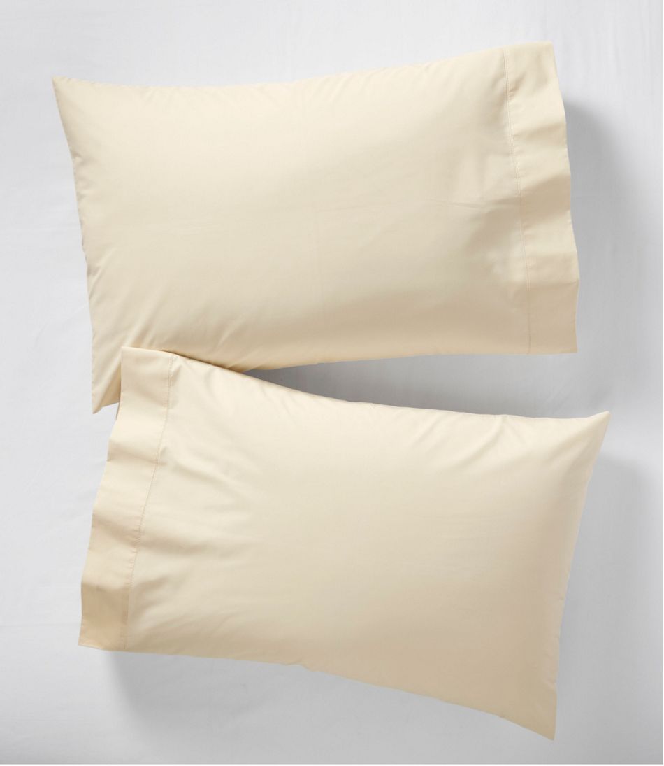 L.L.Bean On Sale | 280-Thread-Count Pima Cotton Percale Pillowcases, Set of Two