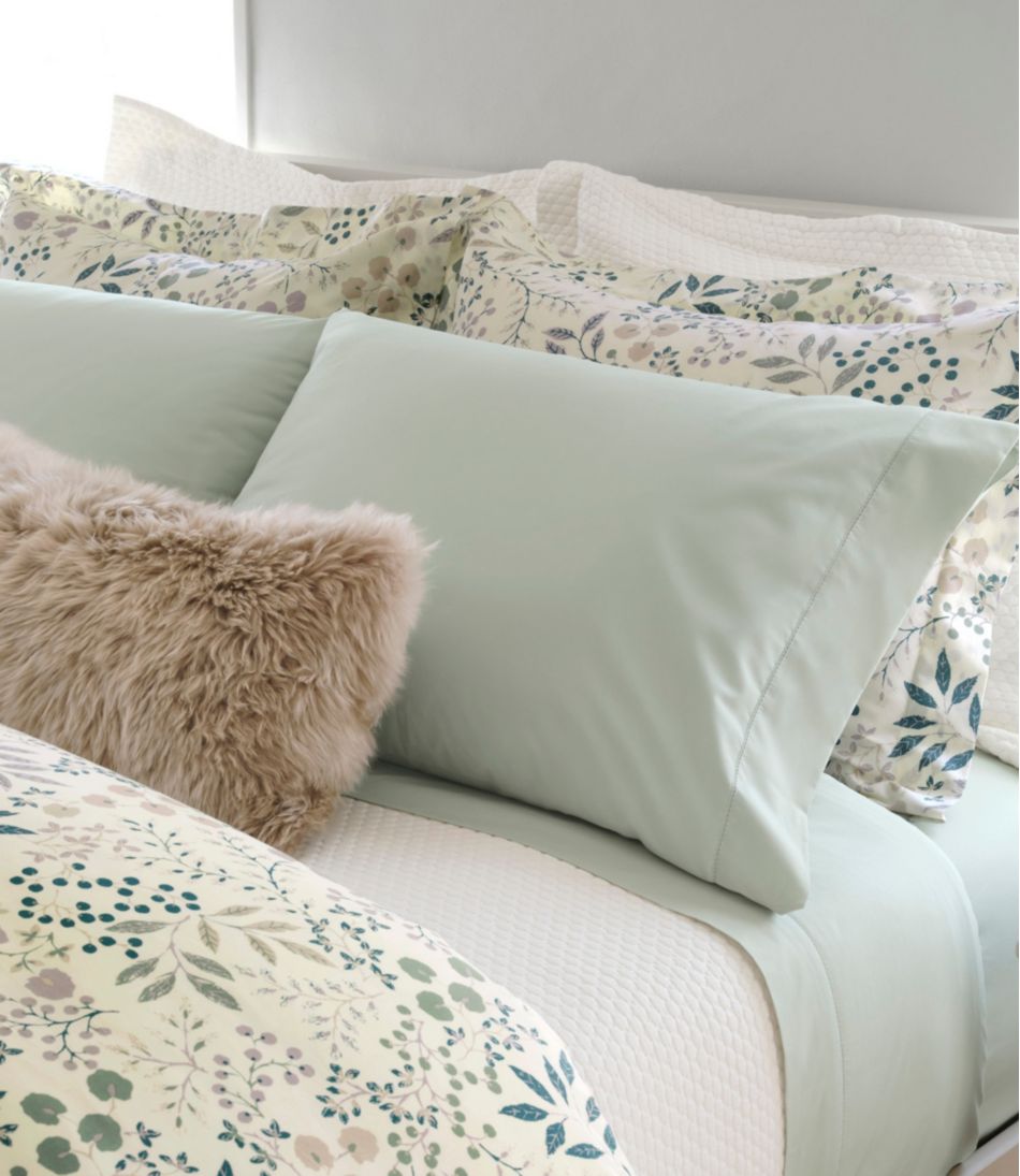 L.L.Bean On Sale | 280-Thread-Count Pima Cotton Percale Pillowcases, Set of Two