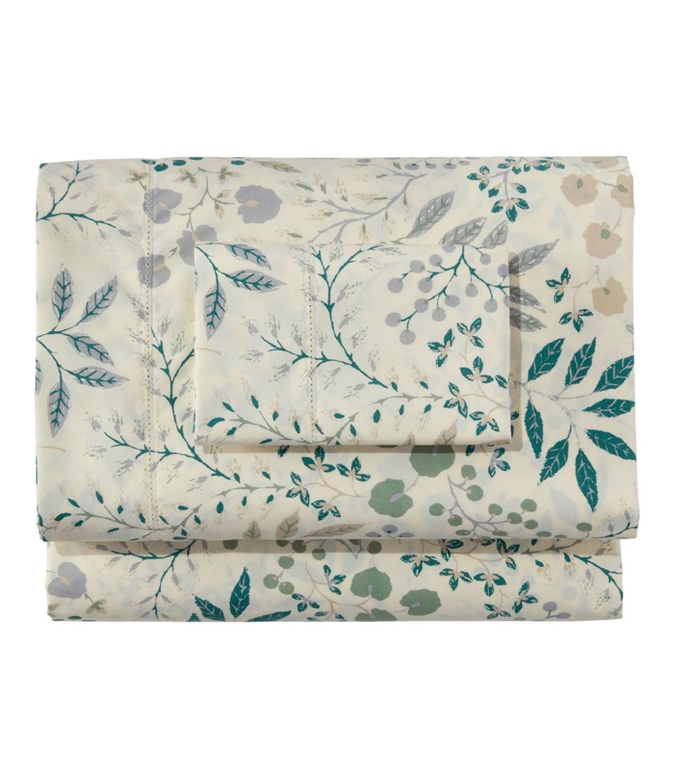 L.L.Bean US | 280-Thread-Count Pima Cotton Percale Sheet Set, Print
