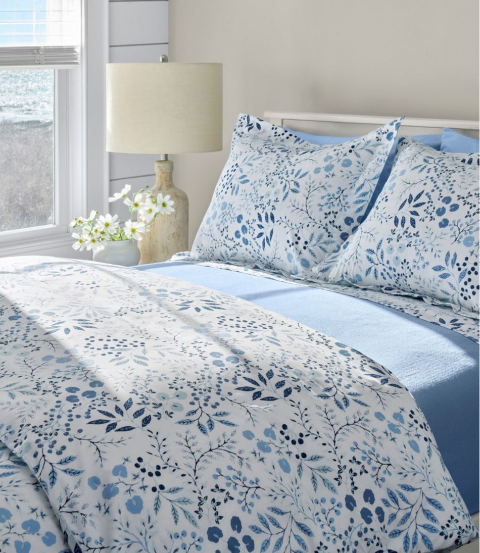 L.L.Bean US | 280-Thread-Count Pima Cotton Percale Sheet Set, Print