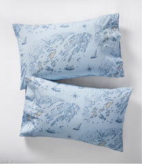 L.L.Bean | Nautical Map Percale Sheet Collection