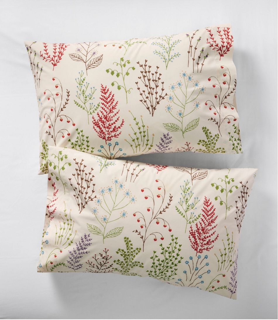 L.L.Bean Sale | Botanical Floral Percale Sheet Collection