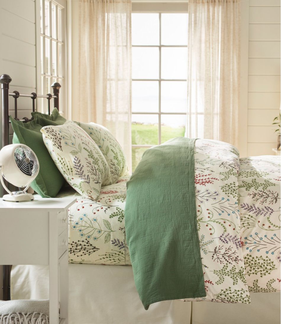 L.L.Bean Sale | Botanical Floral Percale Sheet Collection