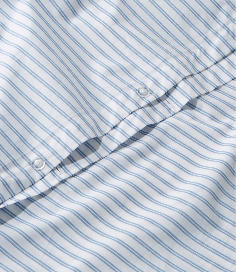 L.L.Bean US | Premium Egyptian Percale Comforter Cover Collection, Stripe