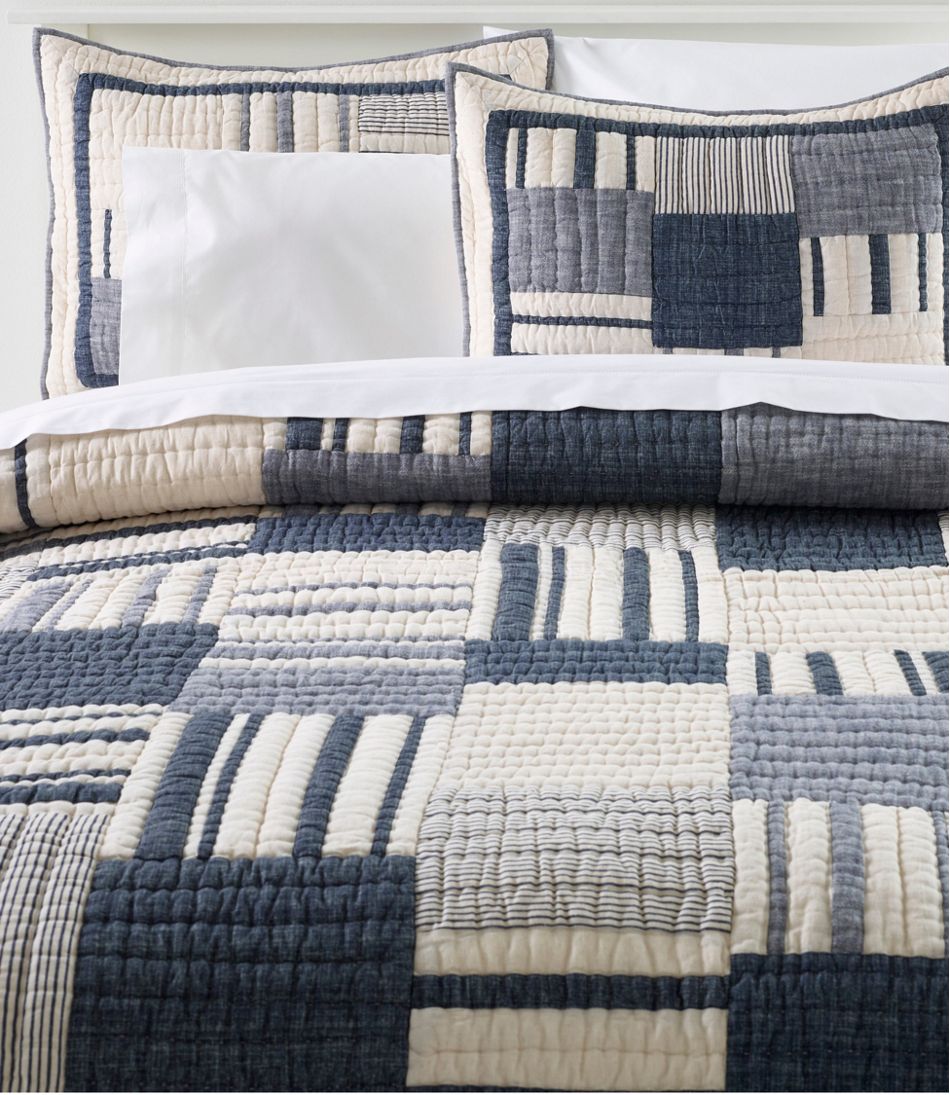 L.L.Bean On Sale | Striped Patchwork Quilt Collection