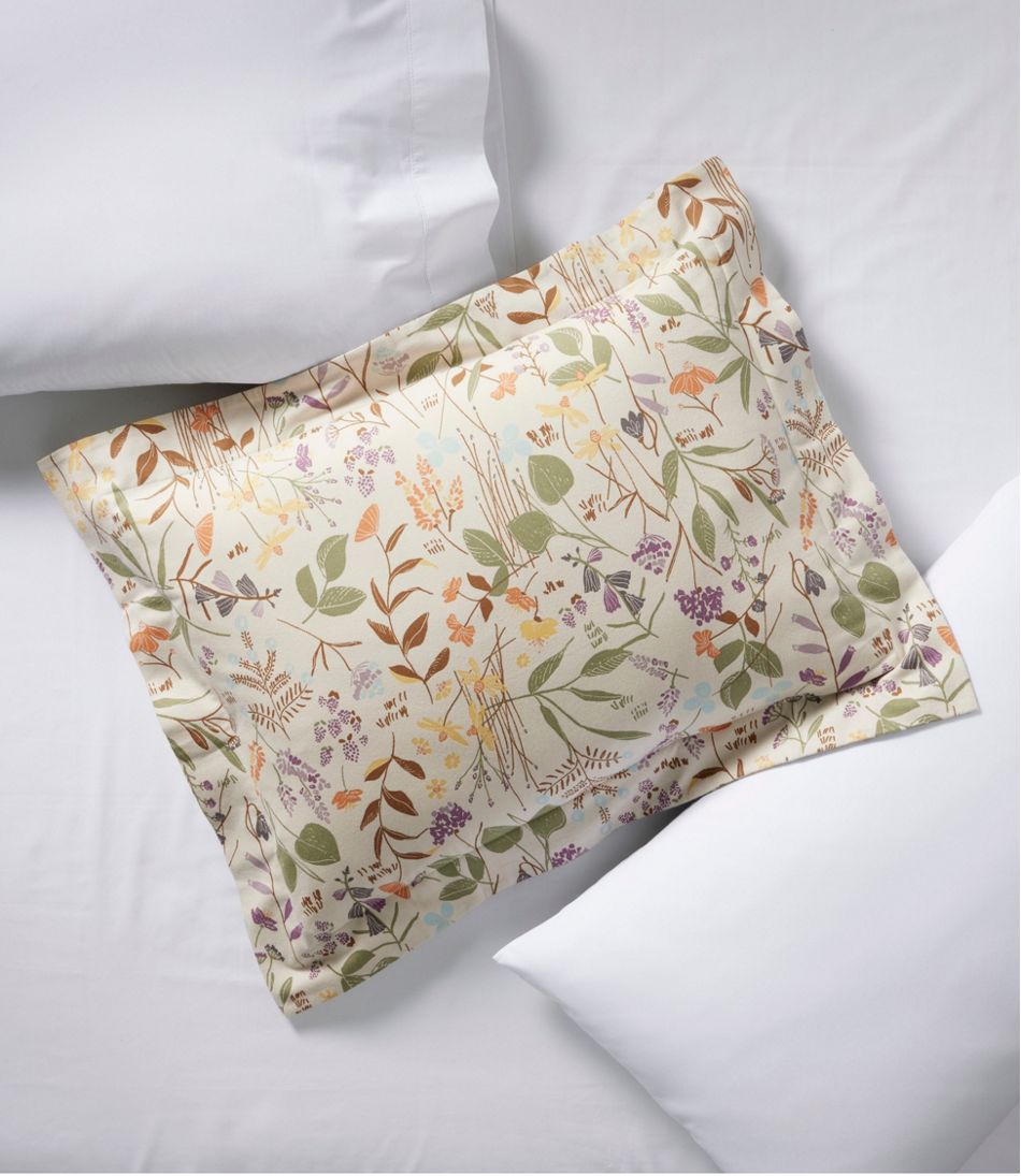 L.L.Bean Discount | Birch Floral Flannel Comforter Cover Collection