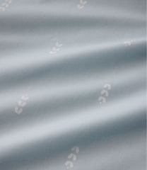 L.L.Bean Discount | Sunwashed Percale Sheet Collection, Stamped Leaf Print