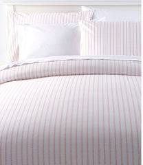L.L.Bean For Sale | Sunwashed Percale Comforter Cover, Stripe Leaf