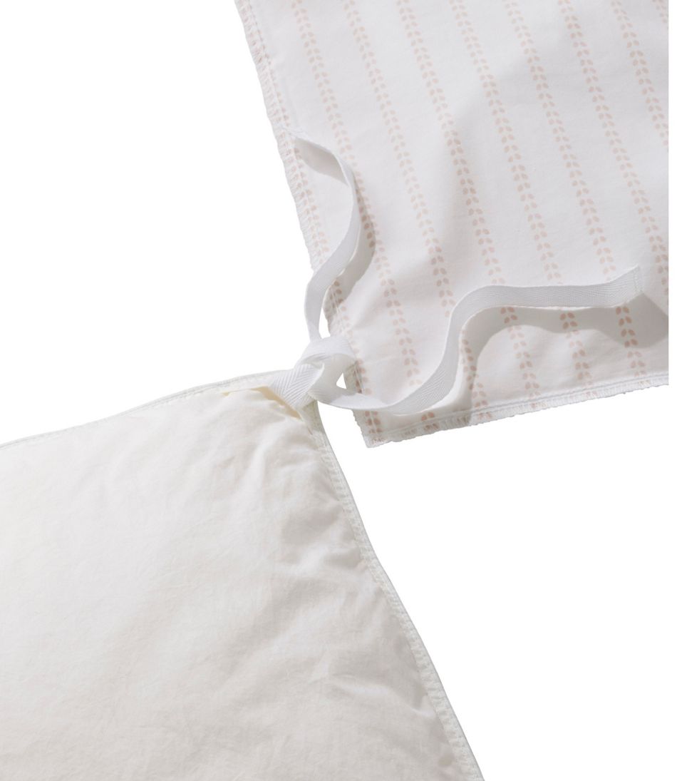 L.L.Bean For Sale | Sunwashed Percale Comforter Cover, Stripe Leaf