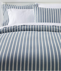 L.L.Bean Online | Sunwashed Percale Comforter Cover, Stripe