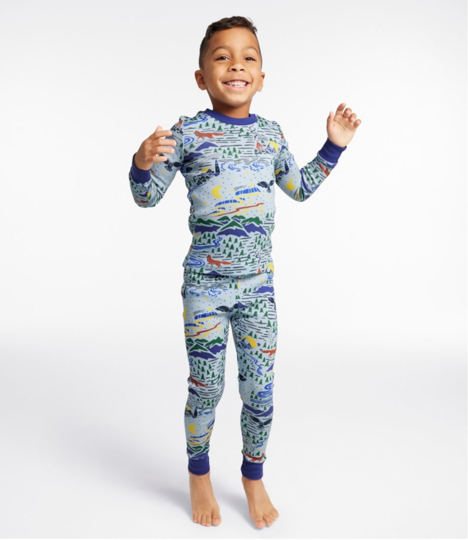 L.L.Bean New | Kids' Organic Cotton Fitted Pajamas