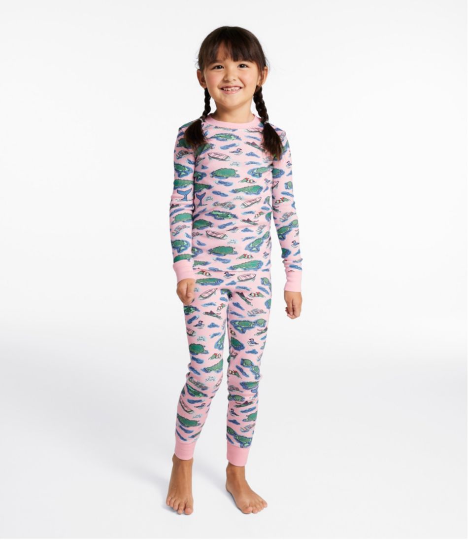 L.L.Bean New | Kids' Organic Cotton Fitted Pajamas