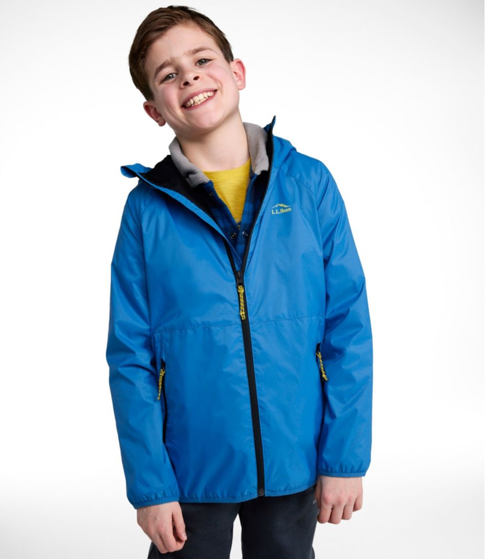 L.L.Bean US | Kids' Wind and Rain Jacket, Lined