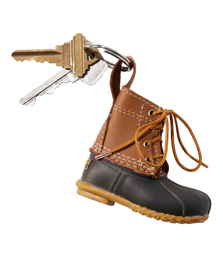 L.L.Bean Online | Bean Boot Key Chain, Tan/Brown