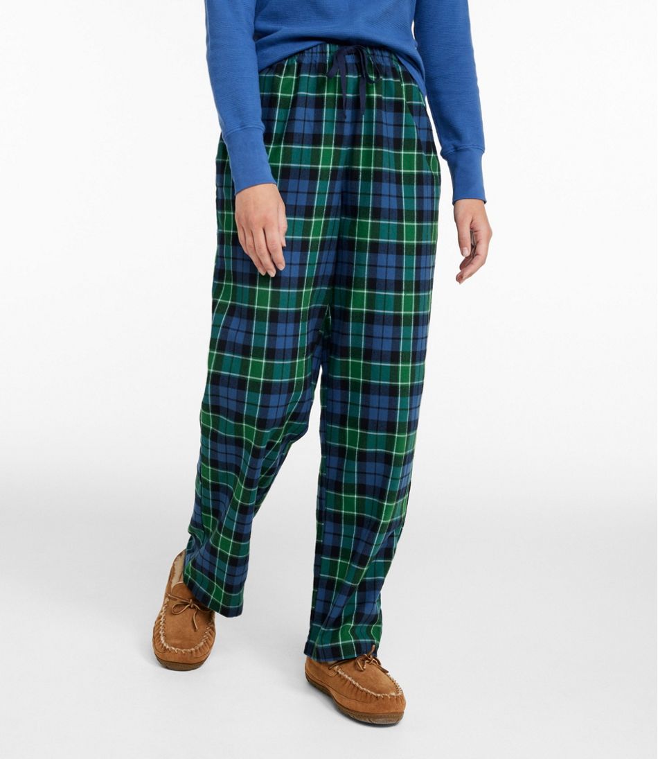 L.L.Bean US | Women's Flannel Sleep Pants, Plaid