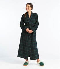 L.L.Bean Online | Women's Scotch Plaid Flannel Robe