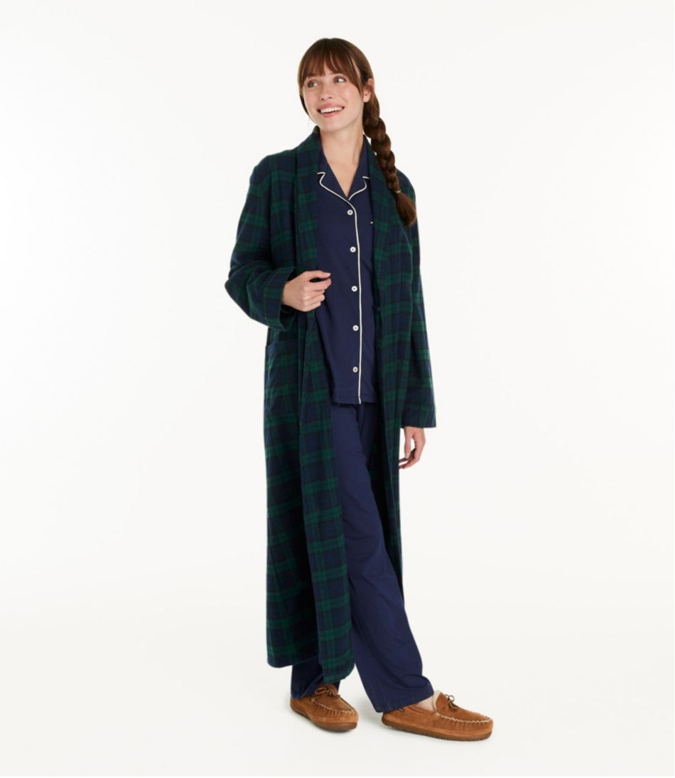 L.L.Bean Online | Women's Scotch Plaid Flannel Robe