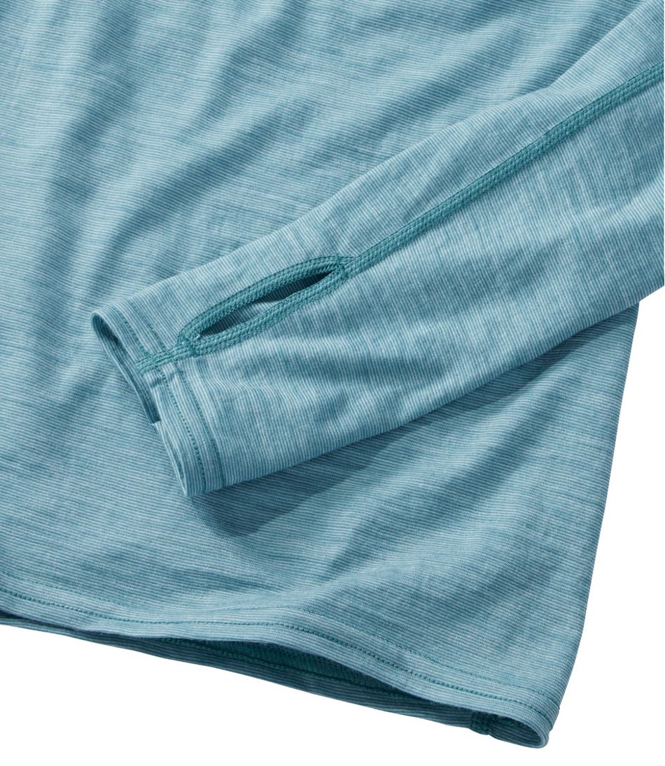 L.L.Bean New | Women's Cresta Ultralight 150 Crew Top, Stripe