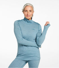 L.L.Bean Outlet | Women's Cresta Ultralight 150 Turtleneck, Stripe
