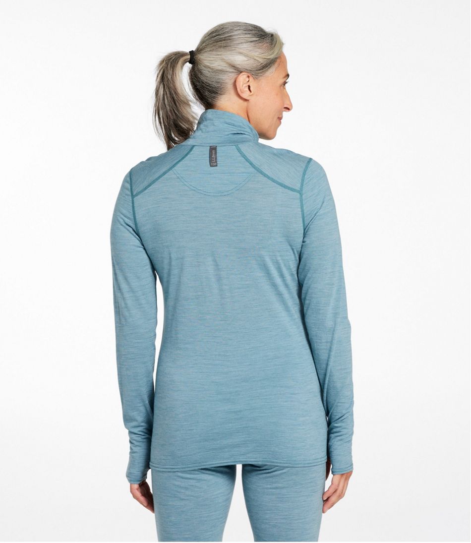 L.L.Bean Outlet | Women's Cresta Ultralight 150 Turtleneck, Stripe