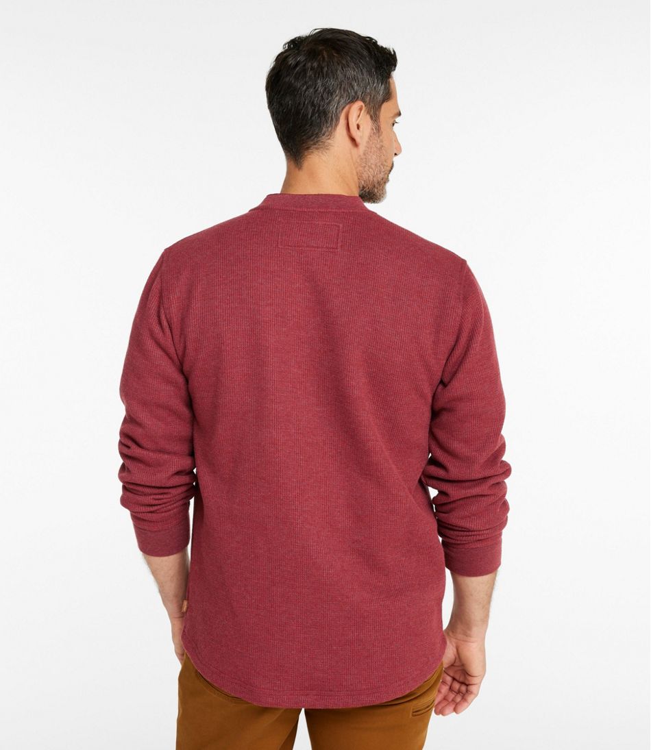 L.L.Bean Online | Men's Katahdin Iron Works® Bonded Waffle Fleece Henley