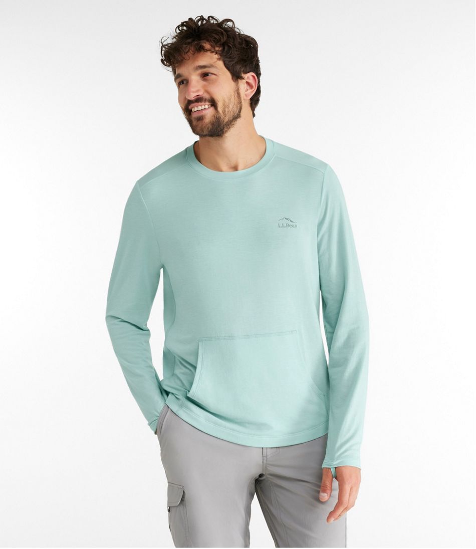 L.L.Bean Sale | Men's Tropicwear Comfort Crew, Long-Sleeve