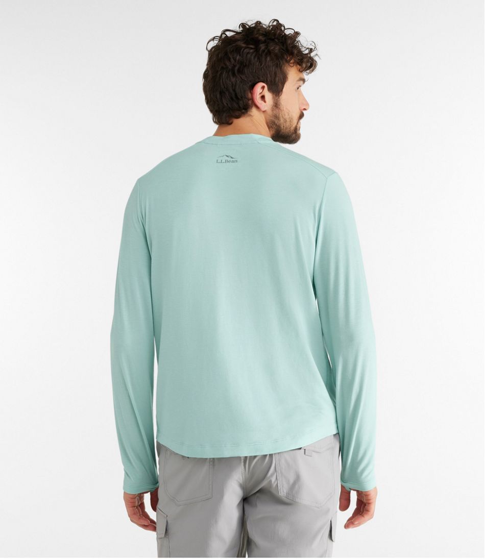 L.L.Bean Sale | Men's Tropicwear Comfort Crew, Long-Sleeve