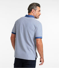 L.L.Bean US | Men's Premium Double L® Polo, Banded Short-Sleeve Without Pocket Stripe