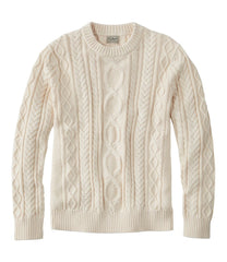 L.L.Bean | Men's Bean's Heritage Soft Cotton Fisherman Sweater, Crewneck