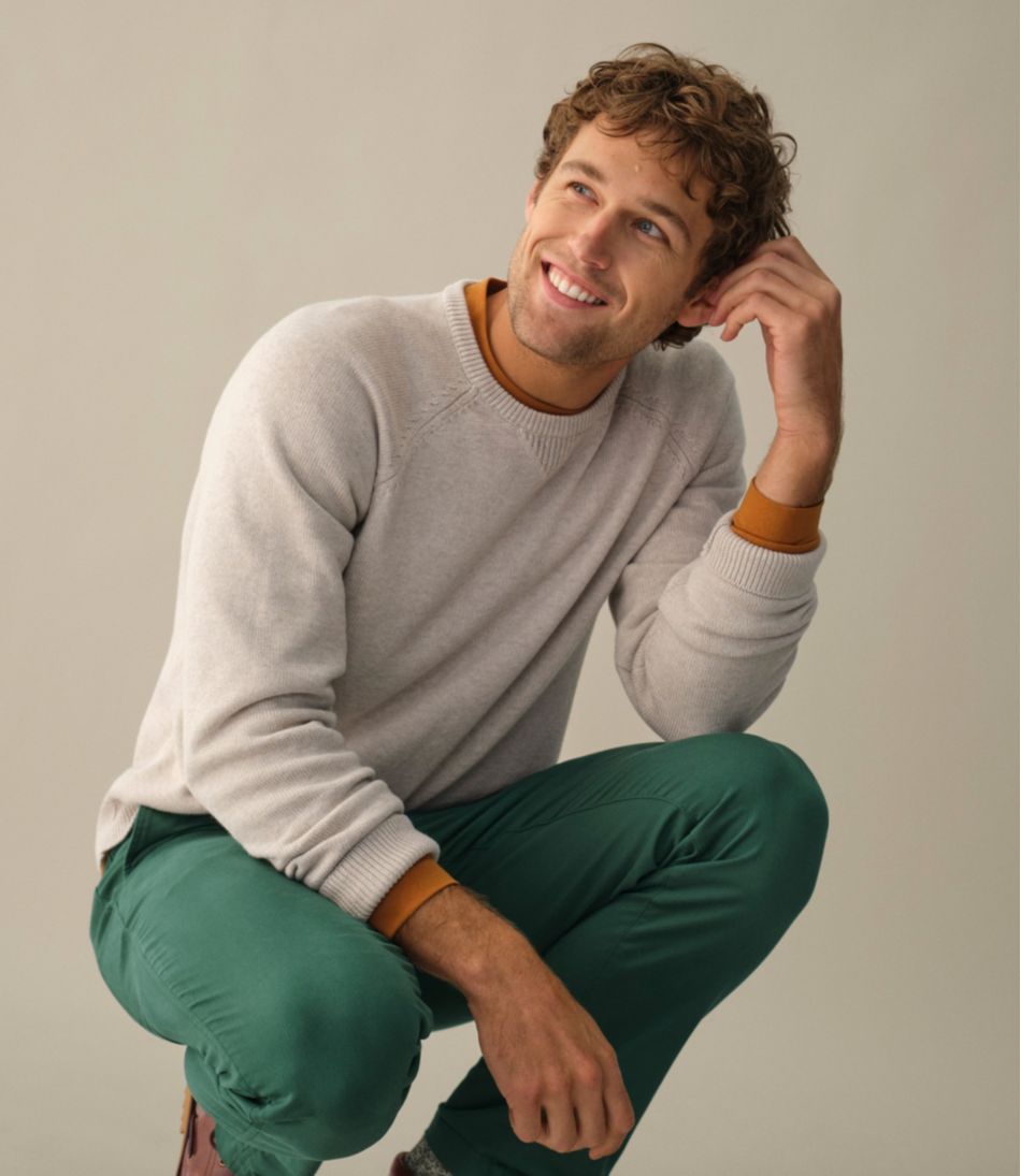 L.L.Bean Online | Men's Wicked Soft Cotton/Cashmere Sweater, Crewneck