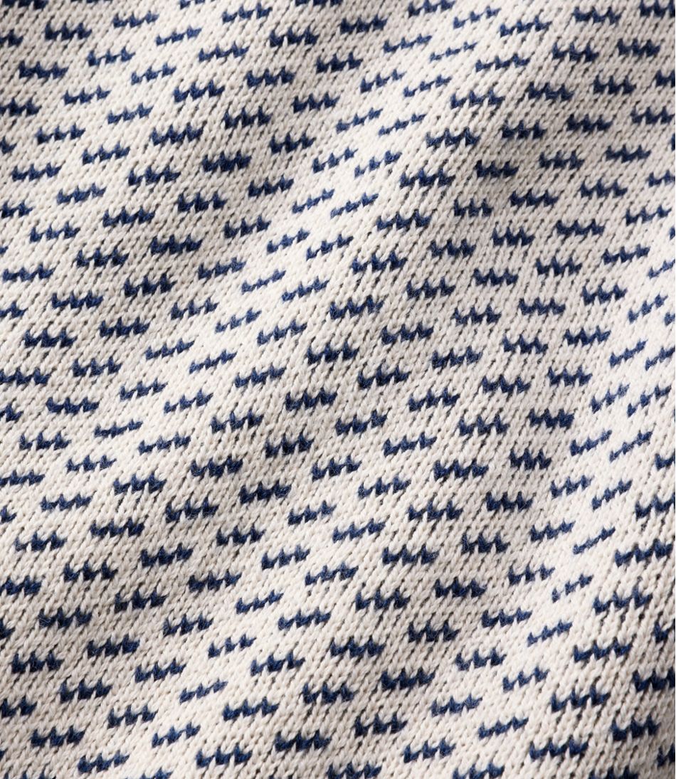 L.L.Bean On Sale | Men's Wicked Soft Cotton/Cashmere Sweater, Crewneck, Pattern