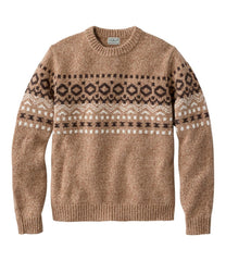 L.L.Bean Outlet | Men's Bean's Classic Ragg Wool Sweater, Crewneck, Fair Isle