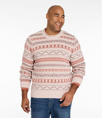 L.L.Bean For Sale | Men's Organic Cotton Waffle Sweater, Crewneck, Fair Isle