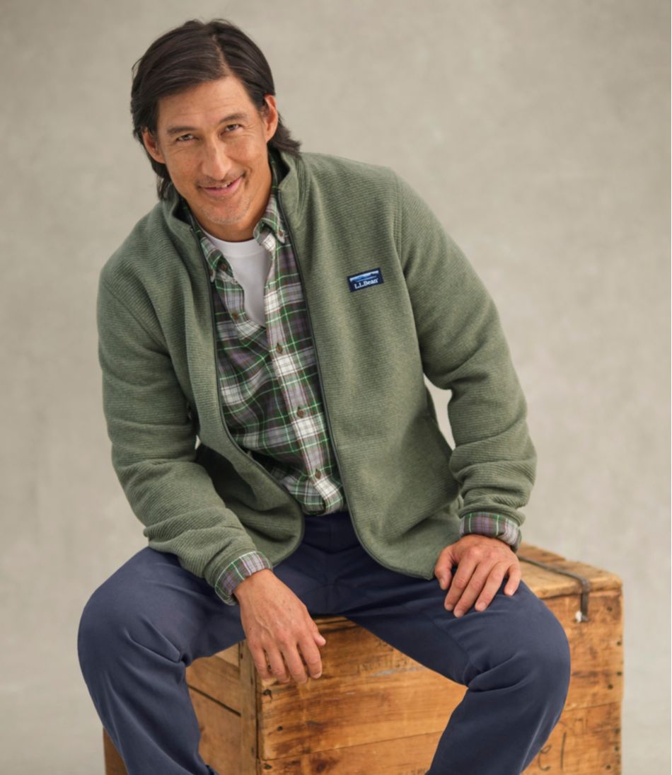 L.L.Bean Discount | Men's Lakewashed Double-Knit Full-Zip