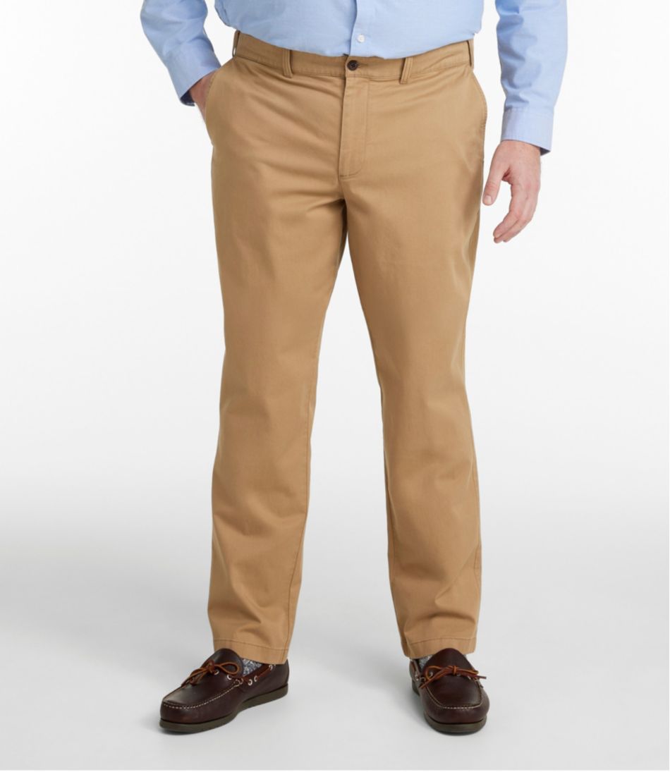 L.L.Bean Discount | Men's Lakewashed® Stretch Khakis, Standard Athletic Fit, Tapered Leg