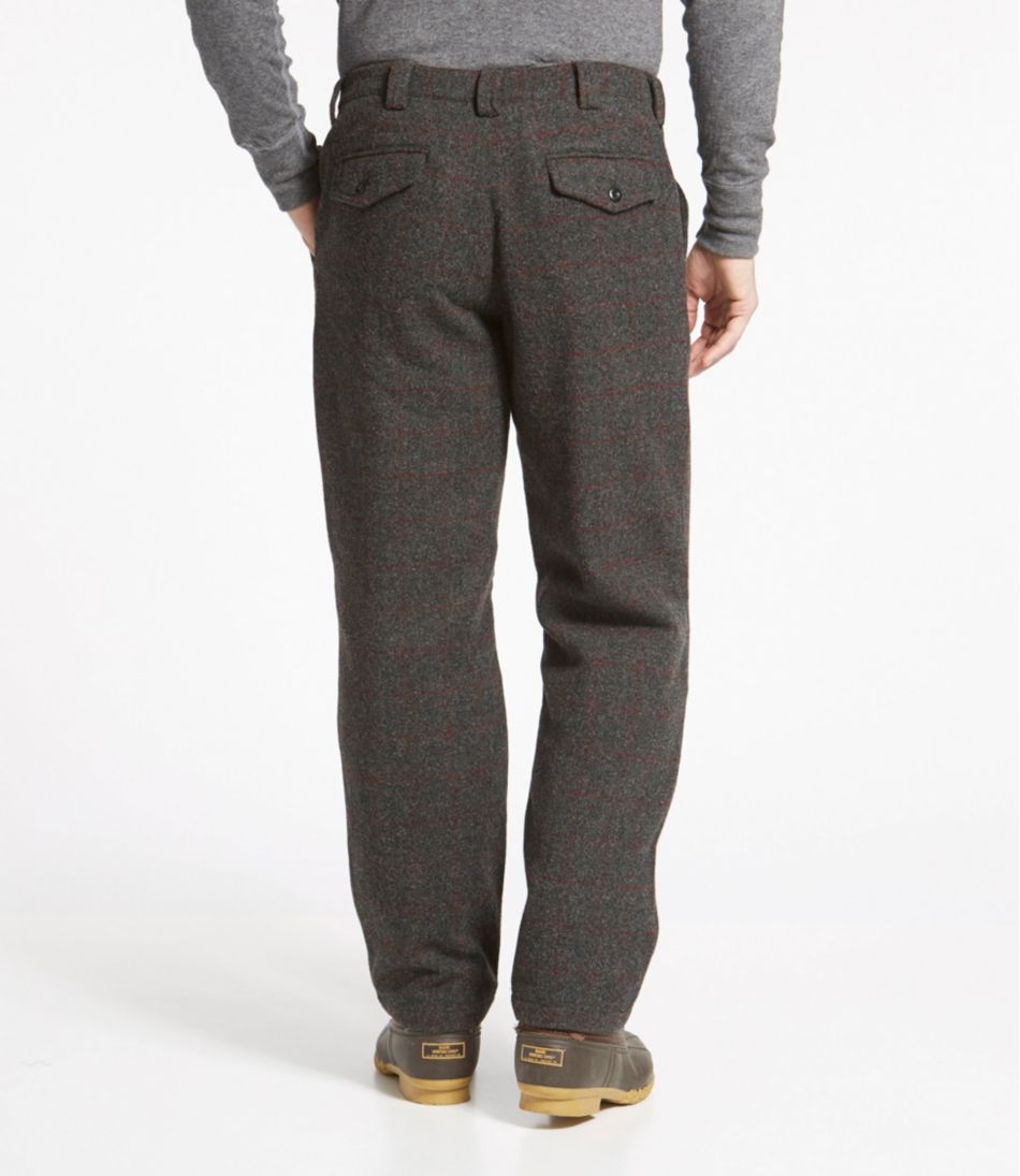 L.L.Bean Discount | Men's Maine Guide Wool Pants with PrimaLoft, Plaid
