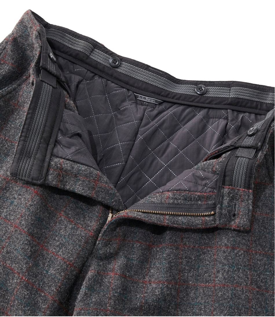 L.L.Bean Discount | Men's Maine Guide Wool Pants with PrimaLoft, Plaid