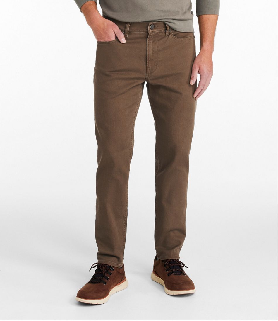 L.L.Bean Outlet | Men's Signature Northwoods Slub Twill Pants, Classic Fit, Tapered Leg