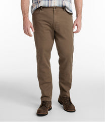 L.L.Bean Outlet | Men's Signature Northwoods Slub Twill Pants, Classic Fit, Tapered Leg