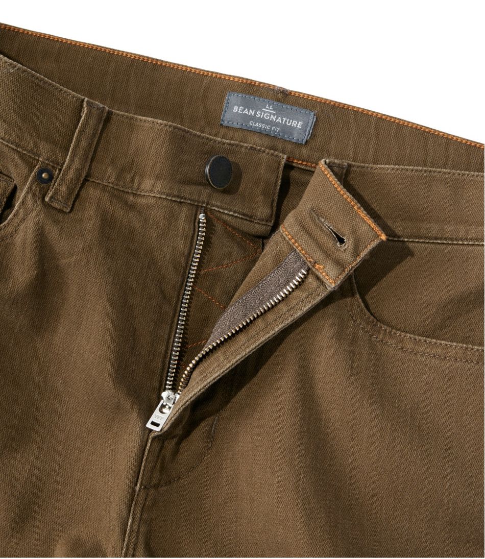 L.L.Bean Outlet | Men's Signature Northwoods Slub Twill Pants, Classic Fit, Tapered Leg