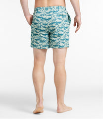 L.L.Bean Outlet | Men's Vacationland Stretch Swim Trunks, Print, 6"