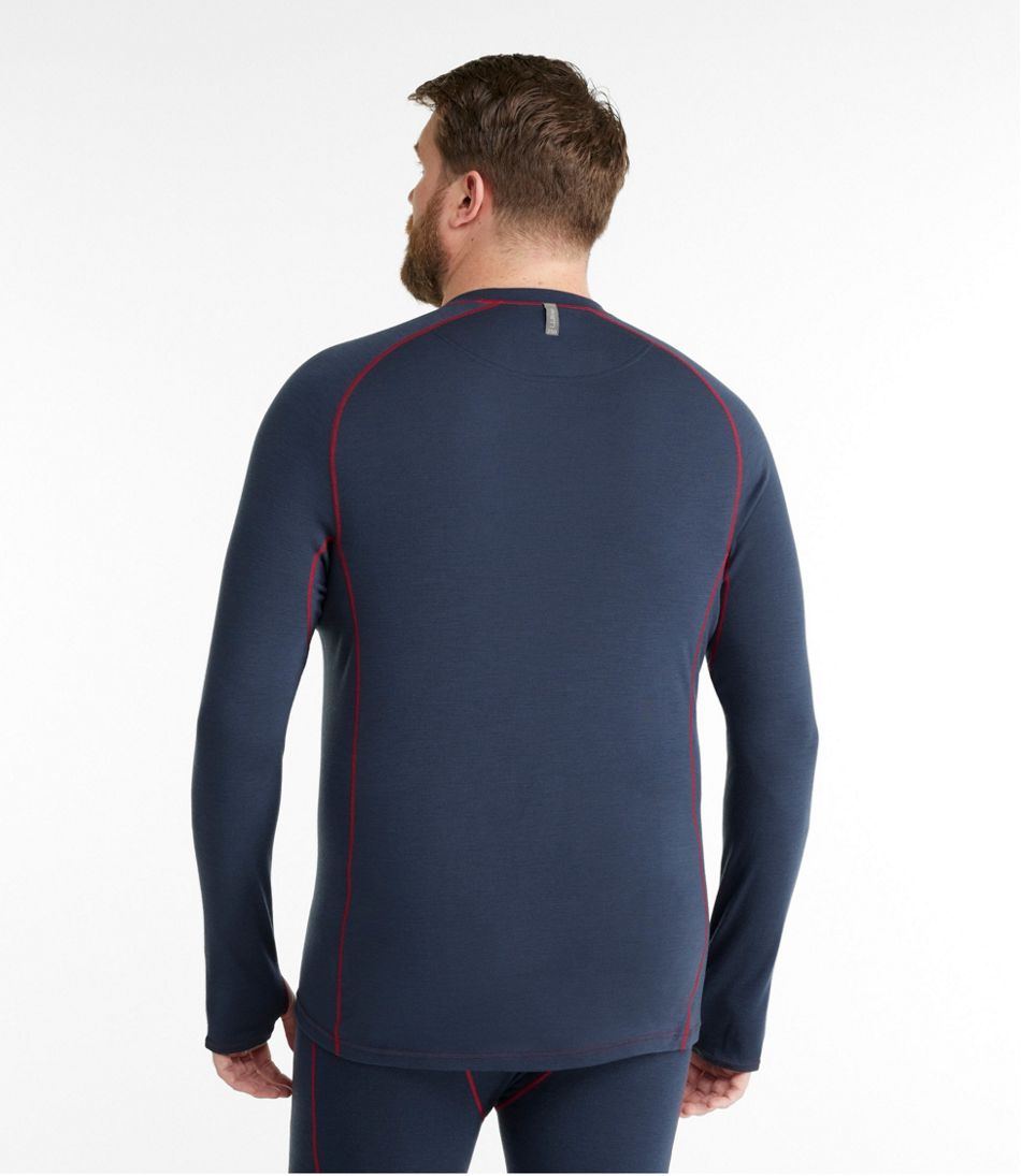 L.L.Bean Discount | Men's Cresta Wool Midweight 250 Crew Top