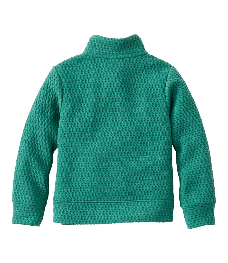L.L.Bean Outlet | Toddlers' Ridgeknit Pullover, Glow-in-the-Dark Quarter-Zip