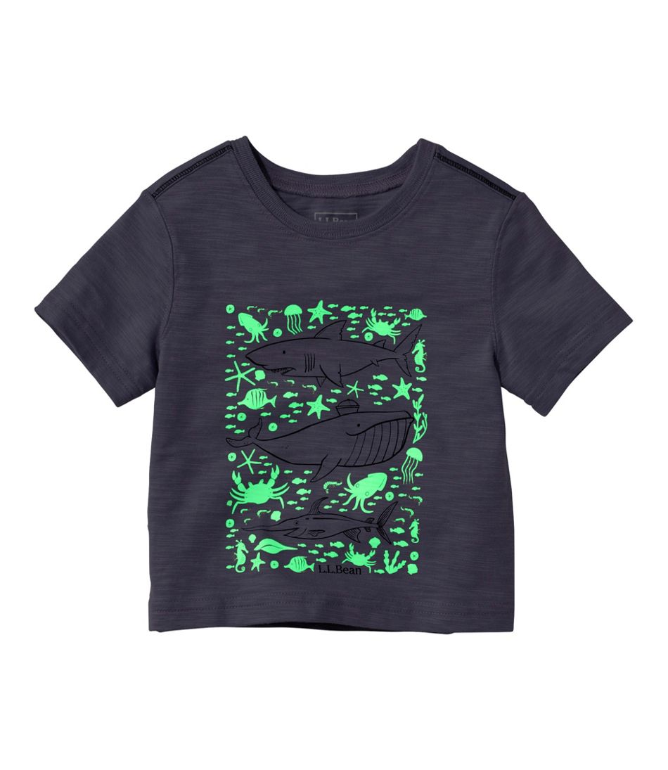 L.L.Bean On Sale | Toddlers' Graphic Tee, Short-Sleeve Glow-In-The-Dark